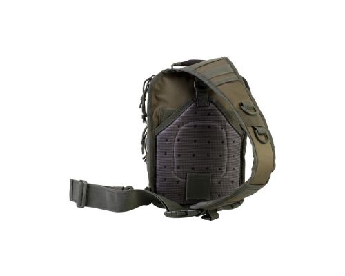 Рюкзак тактический однолямочный KOMBAT UK Mini Molle Recon Shoulder Bag оливковый 10л Рюкзак тактический однолямочный KOMBAT UK Mini Molle Recon Shoulder Bag оливковый 10л
