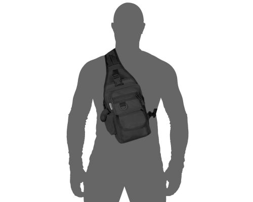 Сумка Gunner Sling 2.0 Чорна (7112), Сумка Gunner Sling 2.0 Чорна (7112),