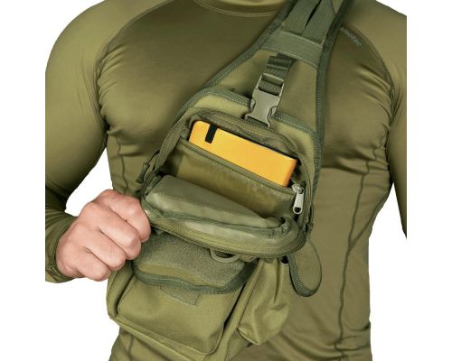 Сумка Gunner Sling 2.0 Олива (7115), Сумка Gunner Sling 2.0 Олива (7115),