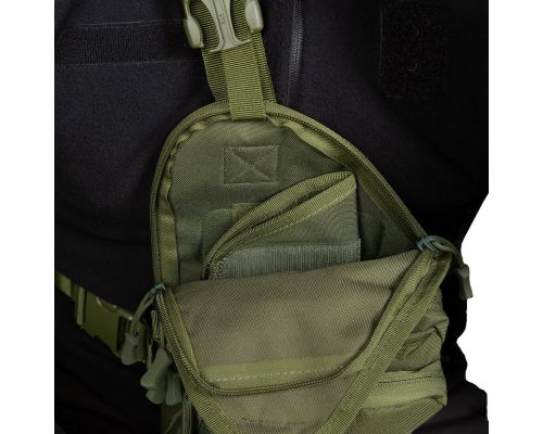 Сумка Gunner Sling Olive (6664), Сумка Gunner Sling Olive (6664),