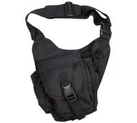 Сумка на плече KOMBAT UK Tactical Shoulder Bag чорна