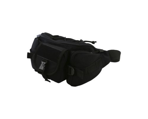 Сумка на пояс KOMBAT UK Tactical Waist Bag чорна Сумка на пояс KOMBAT UK Tactical Waist Bag чорна