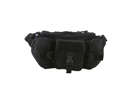 Сумка на пояс KOMBAT UK Tactical Waist Bag чорна Сумка на пояс KOMBAT UK Tactical Waist Bag чорна