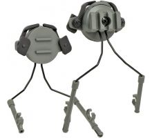 Крепление адаптер на каску шлем HL-ACC-43-OD для наушников Peltor/Earmor/Walkers (olive)