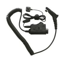 Кнопка PTT Earmor M52 + пальцевая кнопка для радиостанций Motorola DP4400, DP4800