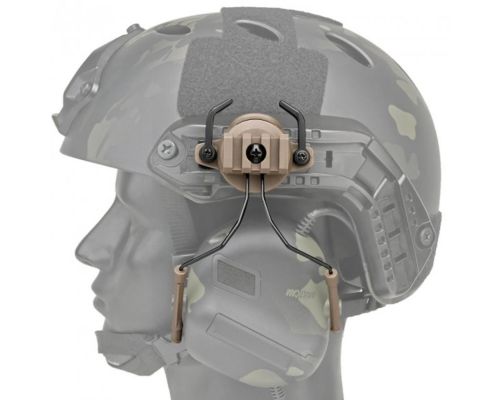 Крепление адаптер на каску шлем HL-ACC-43-T для наушников Peltor/Earmor/Walkers (tan) Крепление адаптер на каску шлем HL-ACC-43-T для наушников Peltor/Earmor/Walkers (tan)