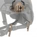 Крепление адаптер на каску шлем HL-ACC-43-T для наушников Peltor/Earmor/Walkers (tan)