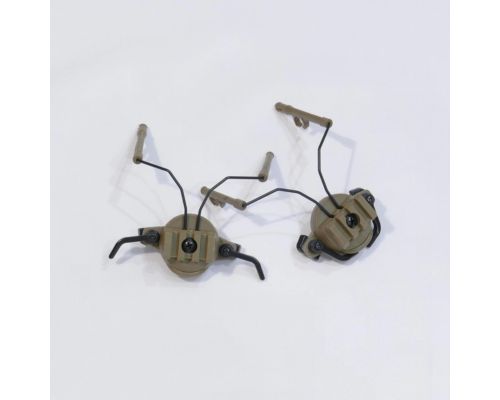 Крепление адаптер на каску шлем HL-ACC-43-T для наушников Peltor/Earmor/Walkers (tan) Крепление адаптер на каску шлем HL-ACC-43-T для наушников Peltor/Earmor/Walkers (tan)