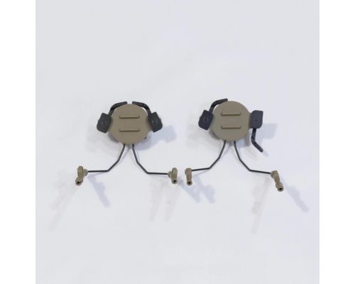 Крепление адаптер на каску шлем HL-ACC-43-T для наушников Peltor/Earmor/Walkers (tan) Крепление адаптер на каску шлем HL-ACC-43-T для наушников Peltor/Earmor/Walkers (tan)