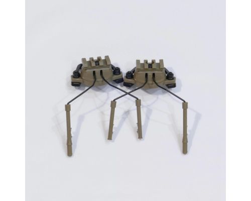 Крепление адаптер на каску шлем HL-ACC-43-T для наушников Peltor/Earmor/Walkers (tan) Крепление адаптер на каску шлем HL-ACC-43-T для наушников Peltor/Earmor/Walkers (tan)