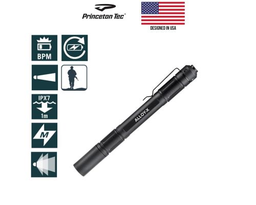 Фонарь Princeton Tec Alloy-X Rechargeable Black 400lm Фонарь Princeton Tec Alloy-X Rechargeable Black 400lm