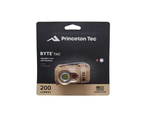 Фонарь налобный Princeton Tec Byte Tan 200lm Фонарь налобный Princeton Tec Byte Tan 200lm