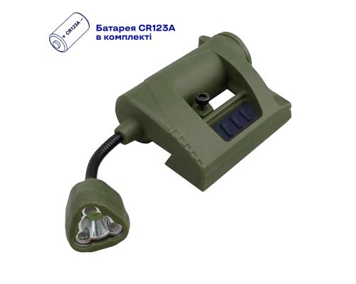 Ліхтар на шолом Night Evolution MPLS CHARGE Olive Ліхтар на шолом Night Evolution MPLS CHARGE Olive