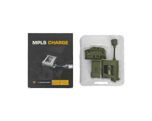 Ліхтар на шолом Night Evolution MPLS CHARGE Olive Ліхтар на шолом Night Evolution MPLS CHARGE Olive