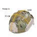 Кавер-чехол на шлем FAST IdoGear XL (Multicam) с подсумком для АКБ