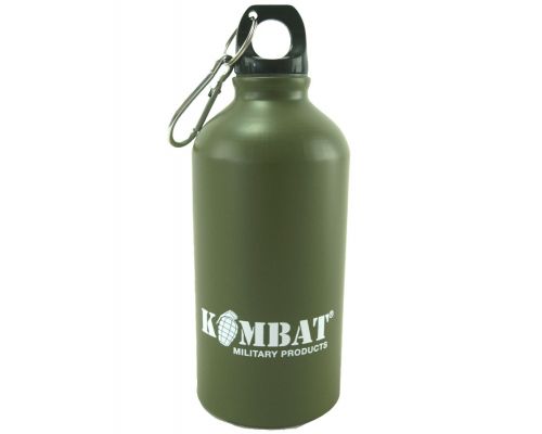 Фляга алюминиевая KOMBAT UK Aluminium Water Bottle 500мл оливковая Фляга алюминиевая KOMBAT UK Aluminium Water Bottle 500мл оливковая