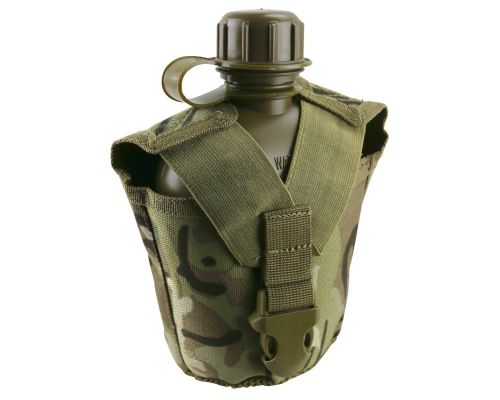 Фляга тактическая KOMBAT UK Tactical Water Bottle 950мл мультикам Фляга тактическая KOMBAT UK Tactical Water Bottle 950мл мультикам