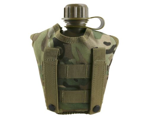 Фляга тактическая KOMBAT UK Tactical Water Bottle 950мл мультикам Фляга тактическая KOMBAT UK Tactical Water Bottle 950мл мультикам