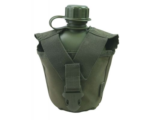 Фляга тактическая KOMBAT UK Tactical Water Bottle 950мл оливковая Фляга тактическая KOMBAT UK Tactical Water Bottle 950мл оливковая