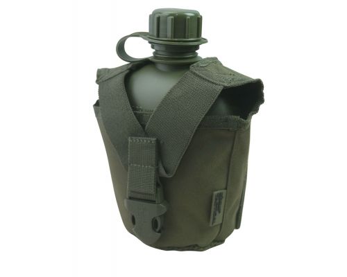 Фляга тактическая KOMBAT UK Tactical Water Bottle 950мл оливковая Фляга тактическая KOMBAT UK Tactical Water Bottle 950мл оливковая