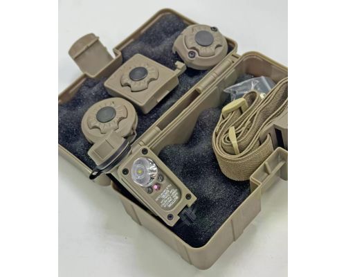 Ліхтар налобний на шолом Sidewinder MPLS Compact II 4LED Tan