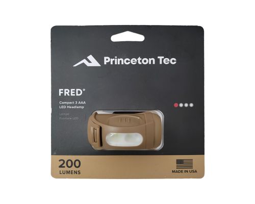 Фонарь налобный Princeton Tec Fred Tan 200lm Фонарь налобный Princeton Tec Fred Tan 200lm