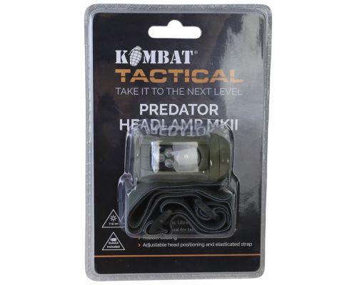 Ліхтарик налобний KOMBAT UK Predator Headlamp II Ліхтарик налобний KOMBAT UK Predator Headlamp II