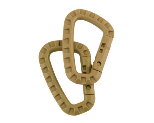 Карабін 1шт KOMBAT UK Tactical Carabiner койот Карабін 1шт KOMBAT UK Tactical Carabiner койот