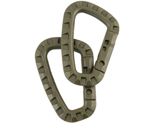 Карабин 1шт KOMBAT UK Tactical Carabiner оливковый Карабин 1шт KOMBAT UK Tactical Carabiner оливковый