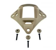 Металлический кронштейн платформа крепления шрауд NVG Mount звезда на шлем, Койот
