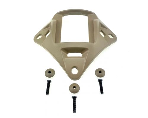 Металлический кронштейн платформа крепления шрауд NVG Mount звезда на шлем, Койот Металлический кронштейн платформа крепления шрауд NVG Mount звезда на шлем, Койот
