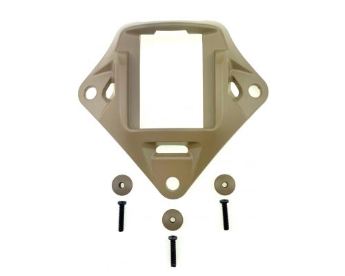 Металлический кронштейн платформа крепления шрауд NVG Mount звезда на шлем, Койот Металлический кронштейн платформа крепления шрауд NVG Mount звезда на шлем, Койот