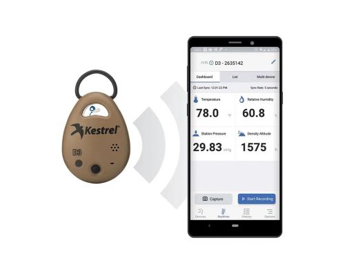 Портативный метеорологический регистратор Kestrel DROP D3 Портативный метеорологический регистратор Kestrel DROP D3