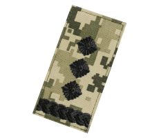 Погон/липучка ВСУ Полковник Пиксель (7338)