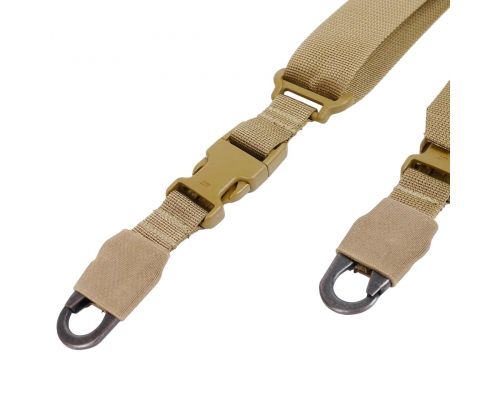 Ремень 2-точечный Kiborg Gun Sling G-2 с пряжкой быстрой регулировки Triple-X Coyote Ремень 2-точечный Kiborg Gun Sling G-2 с пряжкой быстрой регулировки Triple-X Coyote