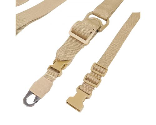 Ремень 2-точечный Kiborg Gun Sling G-2 с пряжкой быстрой регулировки Triple-X Coyote Ремень 2-точечный Kiborg Gun Sling G-2 с пряжкой быстрой регулировки Triple-X Coyote