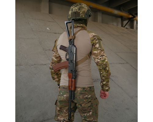 Ремінь 3-х точковий ПОЛІАМІДНИЙ для АК,РПК койот Ремінь 3-х точковий ПОЛІАМІДНИЙ для АК,РПК койот