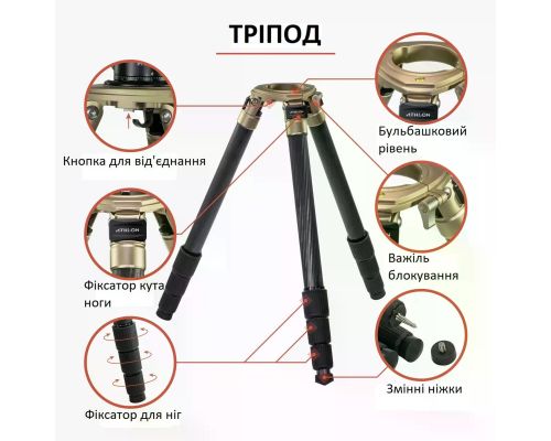 Штатив Athlon Midas Tripod CF40 Штатив Athlon Midas Tripod CF40