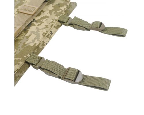 Коврик для сидения тройной, пятиточка трехсекционная Kiborg П-3 Кордура Пиксель