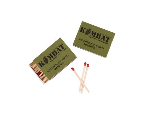 Спички водозащитные KOMBAT UK Waterproof matches (pack of 4) Спички водозащитные KOMBAT UK Waterproof matches (pack of 4)