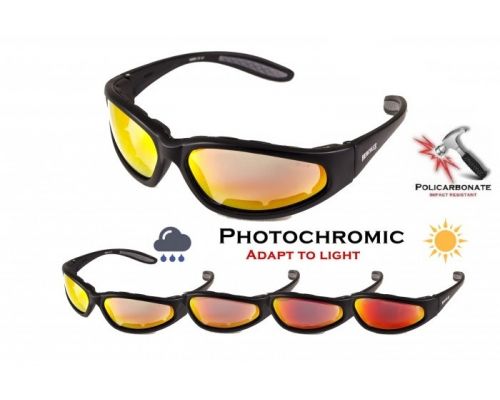 Окуляри фотохромні (захисні) Global Vision Hercules-1 PLUS Photochromic (G-Tech™ red) Anti-Fog, фотохромні дзеркальні червоні Окуляри фотохромні (захисні) Global Vision Hercules-1 PLUS Photochromic (G-Tech™ red) Anti-Fog, фотохромні дзеркальні червоні