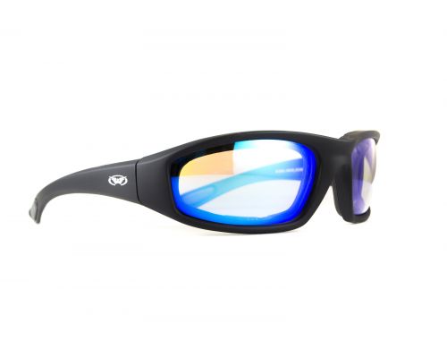 Очки защитные фотохромные Global Vision KickBack Photochromic (G-Tech™ blue) Anti-Fog, фотохромные синие зеркальные Очки защитные фотохромные Global Vision KickBack Photochromic (G-Tech™ blue) Anti-Fog, фотохромные синие зеркальные