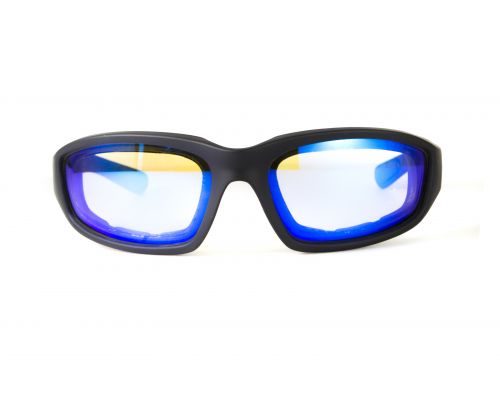 Очки защитные фотохромные Global Vision KickBack Photochromic (G-Tech™ blue) Anti-Fog, фотохромные синие зеркальные Очки защитные фотохромные Global Vision KickBack Photochromic (G-Tech™ blue) Anti-Fog, фотохромные синие зеркальные