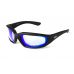 Очки защитные фотохромные Global Vision KickBack Photochromic (G-Tech™ blue) Anti-Fog, фотохромные синие зеркальные