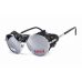 Очки защитные Global Vision Aviator-5 (silver mirror) зеркальные серые со съёмным уплотнителем