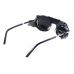 Очки защитные Global Vision Aviator-5 (silver mirror) зеркальные серые со съёмным уплотнителем