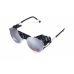 Очки защитные Global Vision Aviator-5 (silver mirror) зеркальные серые со съёмным уплотнителем