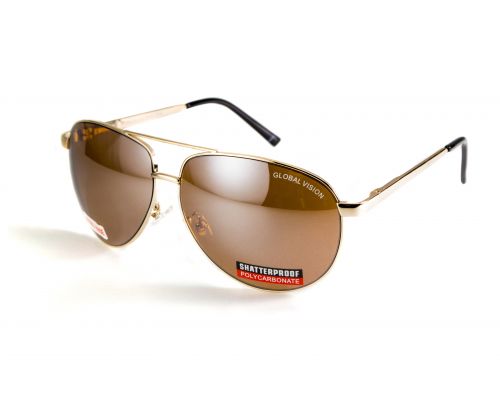 Очки защитные открытые Global Vision Aviator-4 (drive mirror) коричневые Очки защитные открытые Global Vision Aviator-4 (drive mirror) коричневые