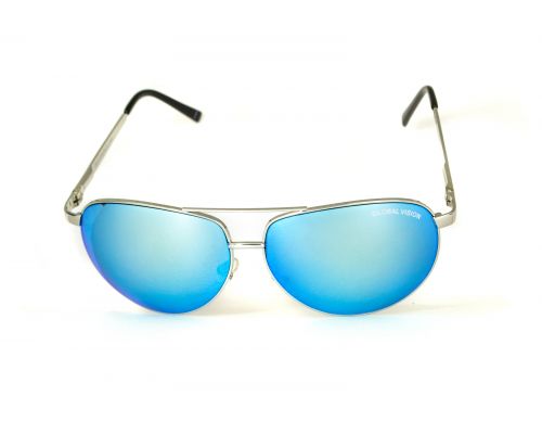 Окуляри захисні Global Vision Aviator-4 (G-Tech™ blue), сині дзеркальні лінзи Окуляри захисні Global Vision Aviator-4 (G-Tech™ blue), сині дзеркальні лінзи