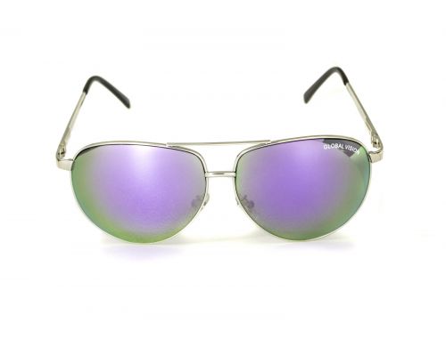 Очки защитные открытые Global Vision Aviator-4 (G-Tech™ purple) зеркальные фиолетовые Очки защитные открытые Global Vision Aviator-4 (G-Tech™ purple) зеркальные фиолетовые